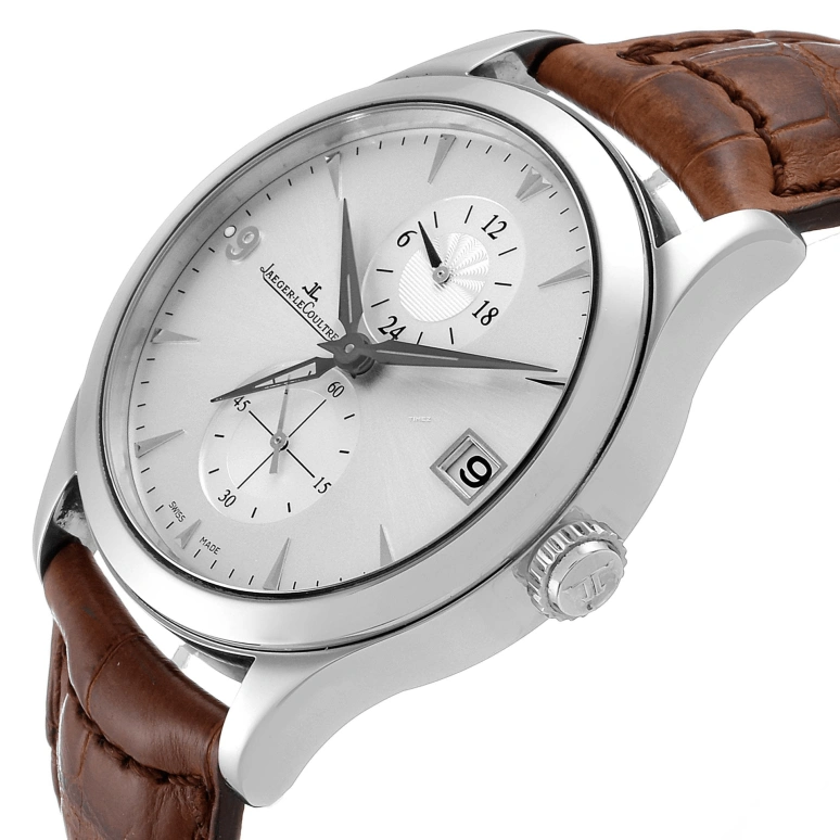 Jaeger-LeCoultre,Master 40mm,40mm,Stainless Steel,Silver,Automatic,Day,Dule Time,Q1628430