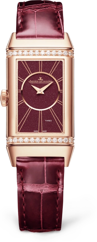 Jaeger-LeCoultre,Reverso 40.10x20mm,40.10x20mm,Rose Gold,White,Handwound,38hours,In-house Caliber,Q334256J