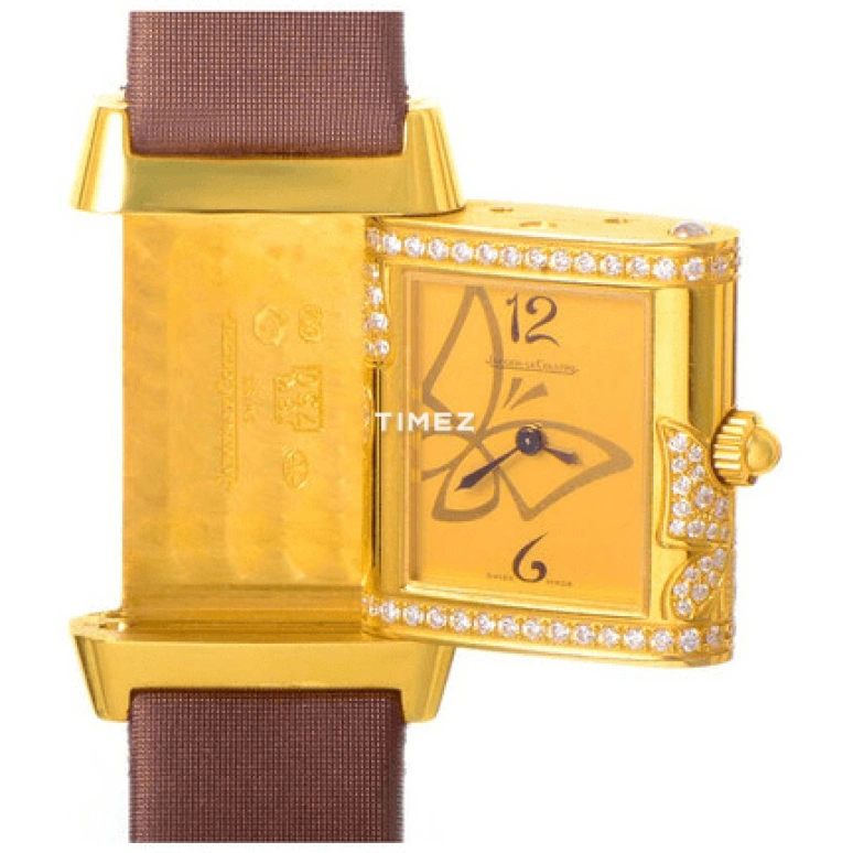 Jaeger-LeCoultre,Reverso 33x20.50mm,33x20.50mm,Yellow Gold,Gold,Quartz,In-house Caliber,Sapphire,Crystal Glass,Q2651408