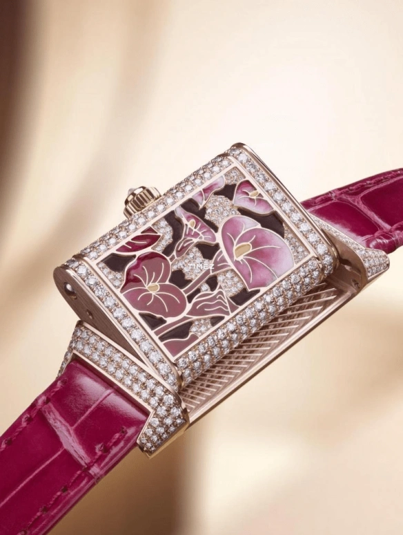 Jaeger-LeCoultre,Reverso 40x20mm,40x20mm,Rose Gold,White,Handwound,In-house Caliber,Sapphire,Crystal Glass,Q3292430
