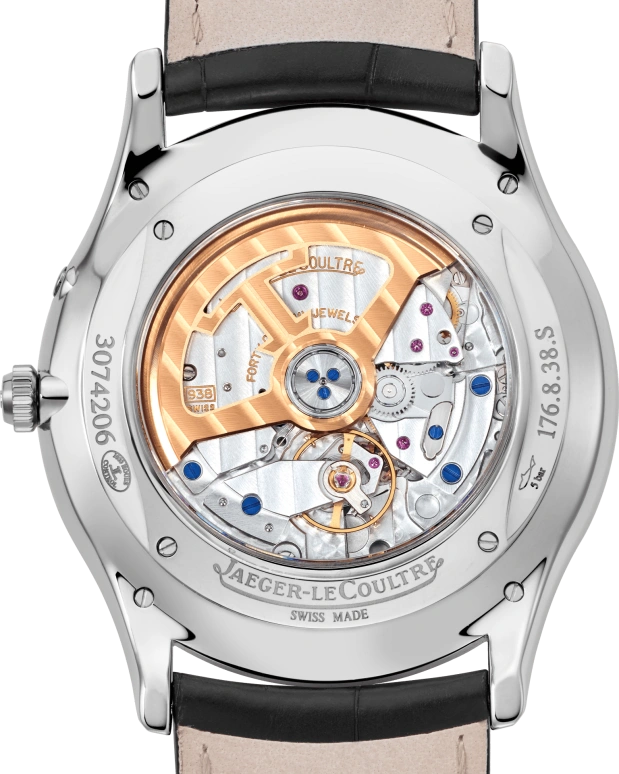 Jaeger-LeCoultre,Master 39mm,39mm,Stainless Steel,Silver,Automatic,Date,Power Reserve Indicator,Q1378420