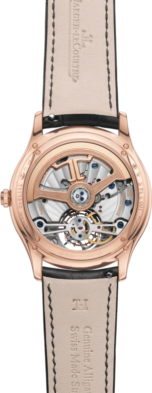 Jaeger-LeCoultre,Master Ultra Thin 40mm,40mm,Rose Gold,Beige,White,Automatic,Tourbillon,Sapphire,Crystal Glass,Q1682411