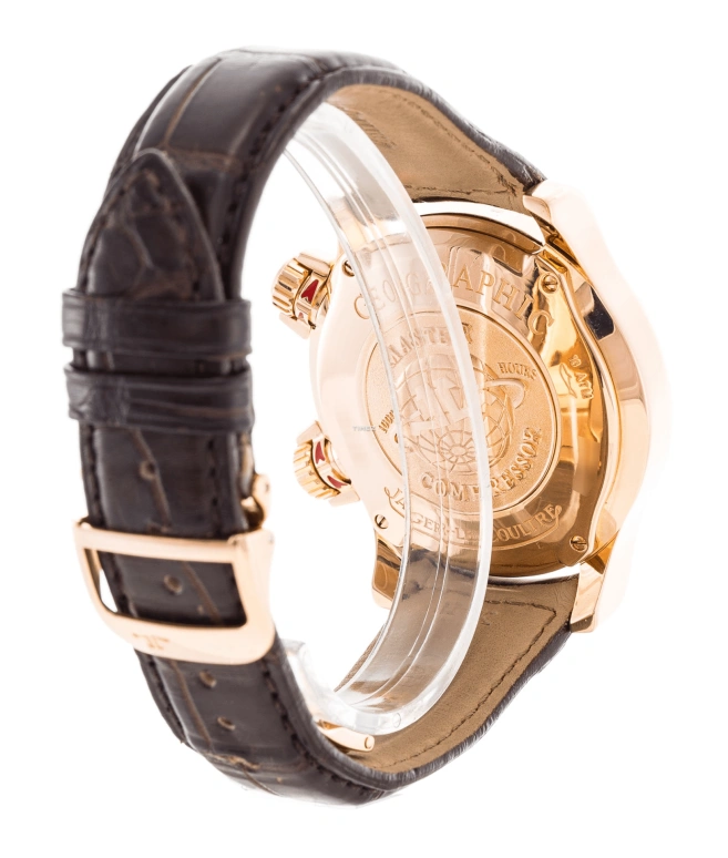 Jaeger-LeCoultre,Master 41.50mm,41.50mm,Rose Gold,Luminous,Black,Automatic,Day,Dule Time,World Time,Day / Night Indication,45hours,In-house Caliber,Q1712440