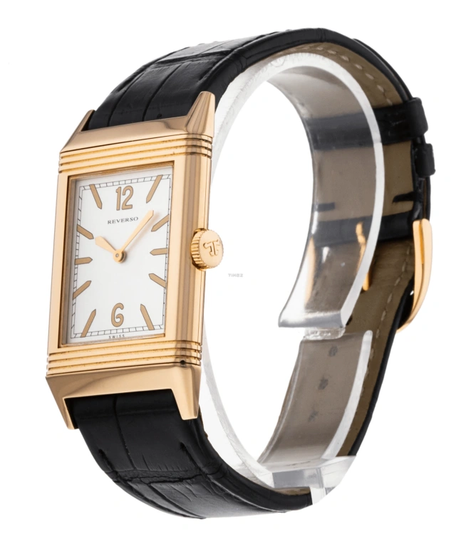 Jaeger-LeCoultre,Reverso 46x27.50mm,46x27.50mm,Rose Gold,White,Handwound,45hours,In-house Caliber,2782521