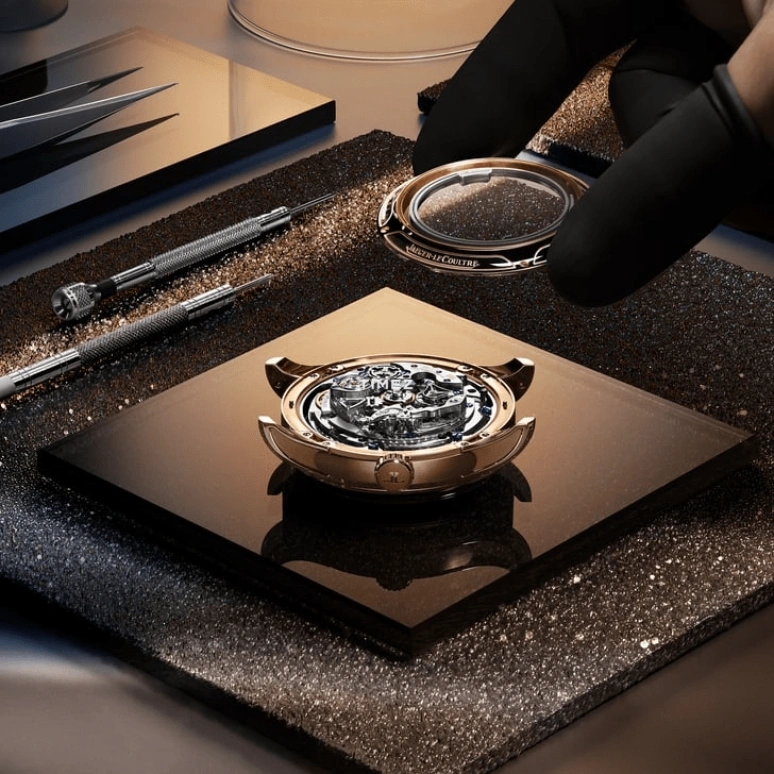 Jaeger-LeCoultre,Master Hybris Artistica 45mm,45mm,Rose Gold,Blue,Handwound,Month,Day,Tourbillon,Sky Chart,40hours,In-house Caliber,Q5262480