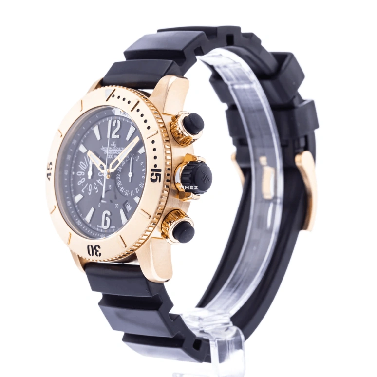 Jaeger-LeCoultre,Master 44mm,44mm,Rose Gold,Black,Automatic,Chronograph,Month,Day,Q1862640
