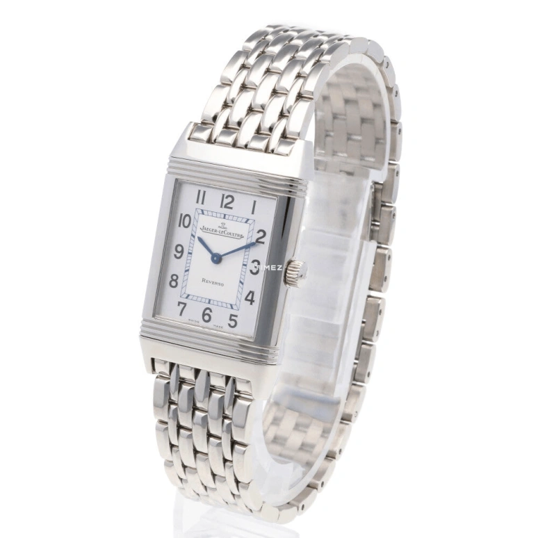 Jaeger-LeCoultre,Reverso 23.10mm,23.10mm,Stainless Steel,Silver,Quartz,In-house Caliber,Sapphire,Q2518110