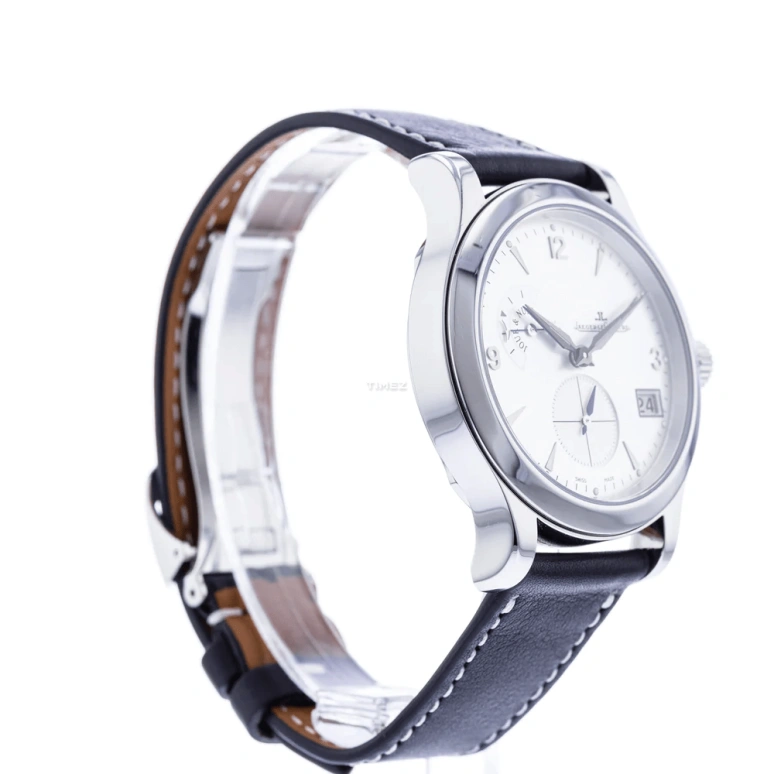 Jaeger-LeCoultre,Master 40mm,40mm,Stainless Steel,Silver,Grey,Automatic,Day,Dule Time,Day / Night Indication,Q1628420