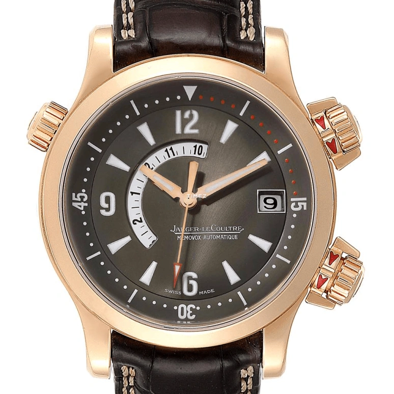 Jaeger-LeCoultre,Master 41.50mm,41.50mm,Rose Gold,Coffee,Brown,Automatic,Day,Sapphire,Crystal Glass,Q1702440
