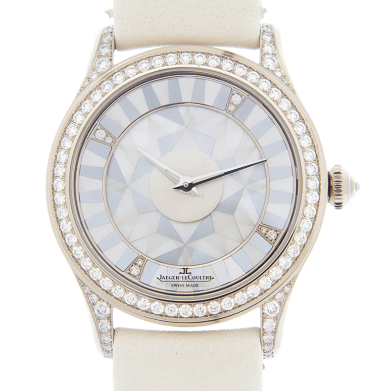 Jaeger-LeCoultre,Extraordinary 36.80mm,36.80mm,White Gold,White,Blue,Automatic,In-house Caliber,Sapphire,Crystal Glass,Q12034S8