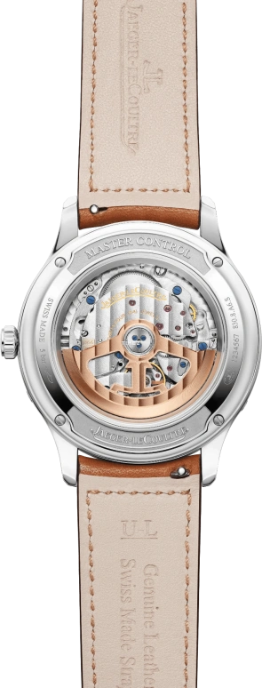 Jaeger-LeCoultre,Master 40mm,40mm,Stainless Steel,Silver,Automatic,Moonphase,Month,Date,Day,43hours,In-house Caliber,Q4148421