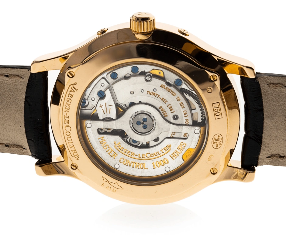 Jaeger-LeCoultre,Master 37mm,37mm,Rose Gold,Silver White,Automatic,Moonphase,Annual Calendar,Date,Day,Sapphire,Crystal Glass,Round,Q143242A