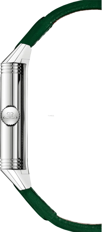 Jaeger-LeCoultre,Reverso 45.60x27.40mm,45.60x27.40mm,Stainless Steel,Green,Handwound,45hours,In-house Caliber,Q397843J