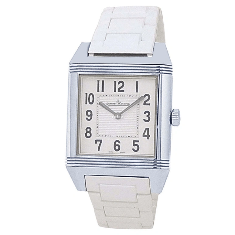 Jaeger-LeCoultre,Reverso 45.50x31.20mm,45.50x31.20mm,Stainless Steel,Black,Silver,Quartz,In-house Caliber,Sapphire,Crystal Glass,Q7068720