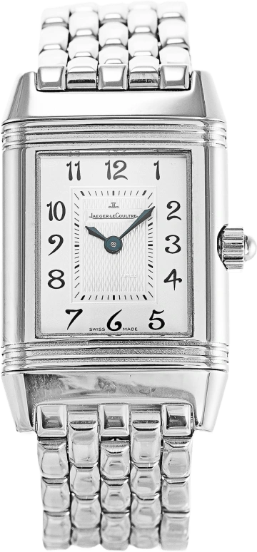 Jaeger-LeCoultre,Reverso 33.20x20.70mm,33.20x20.70mm,Stainless Steel,Silver White,Handwound,38hours,In-house Caliber,2668110