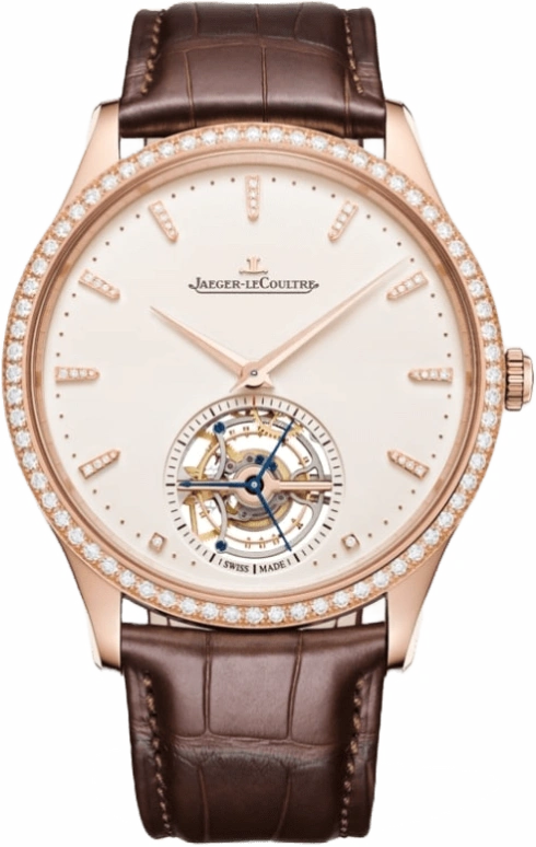 Jaeger-LeCoultre,Master 40mm,40mm,Pink Gold,Beige,Automatic,Tourbillon Escapement,48hours,Q1682401