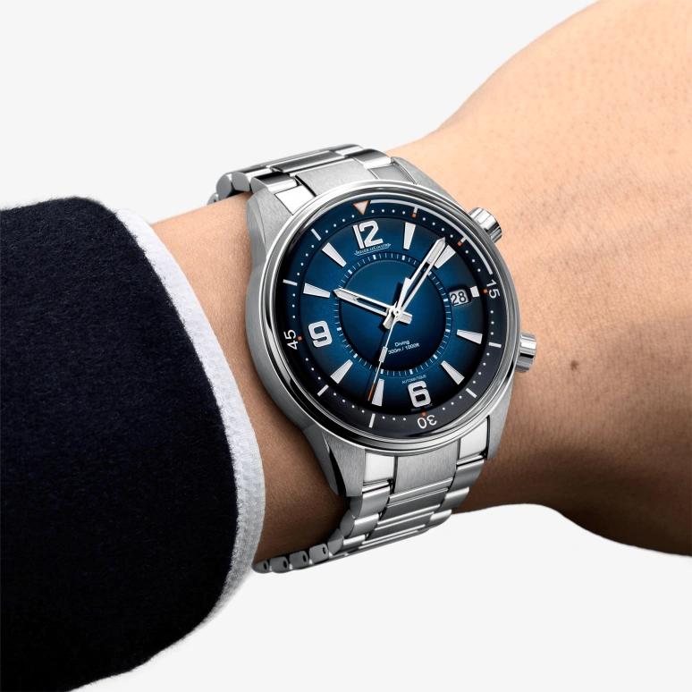 Jaeger-LeCoultre,Polaris 42mm,42mm,Stainless Steel,Blue,Automatic,Date,70hours,9068180