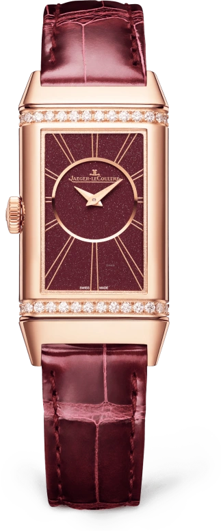 Jaeger-LeCoultre,Reverso 20mm,20mm,Pink Gold,Silver,Handwound,38hours,In-house Caliber,Q3342520