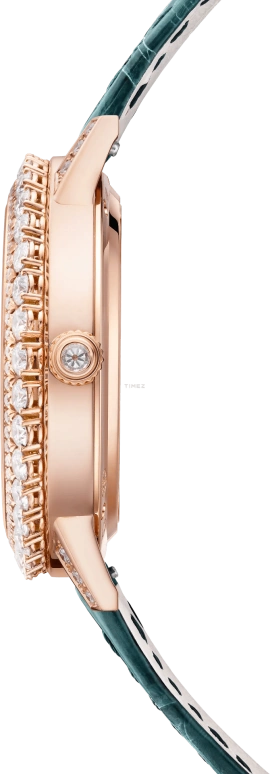 Jaeger-LeCoultre,Rendez-Vous 36mm,36mm,Rose Gold,Green,Automatic,Moonphase,Day / Night Indication,Q343247J