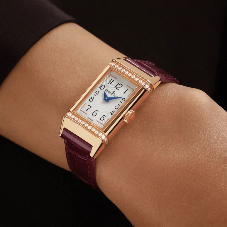 Jaeger-LeCoultre,Reverso 40.10x20mm,40.10x20mm,Rose Gold,White,Handwound,38hours,In-house Caliber,Q334256J