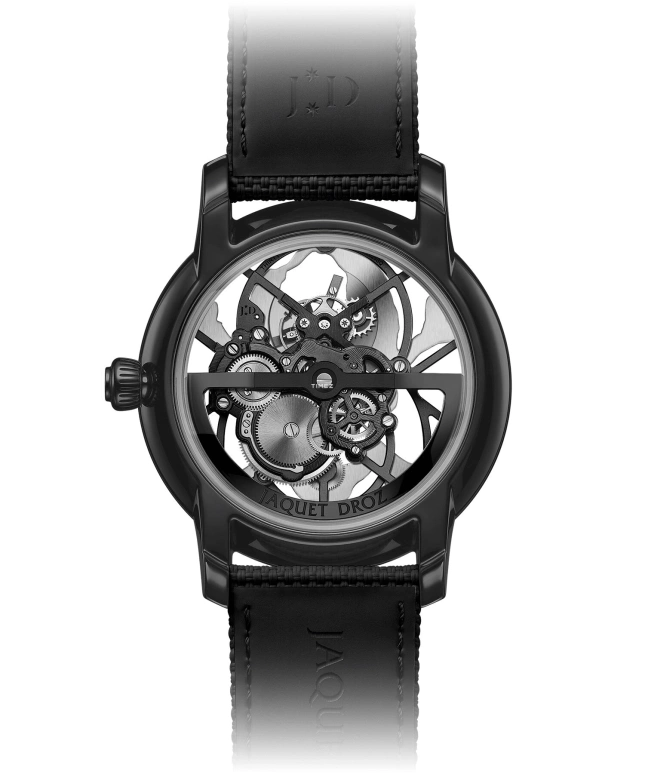 Jaquet Droz,Grande Seconde 42.30mm,42.30mm,Ceramic,Skeleton,Black,Automatic,Tourbillon,Sapphire,J0135250101