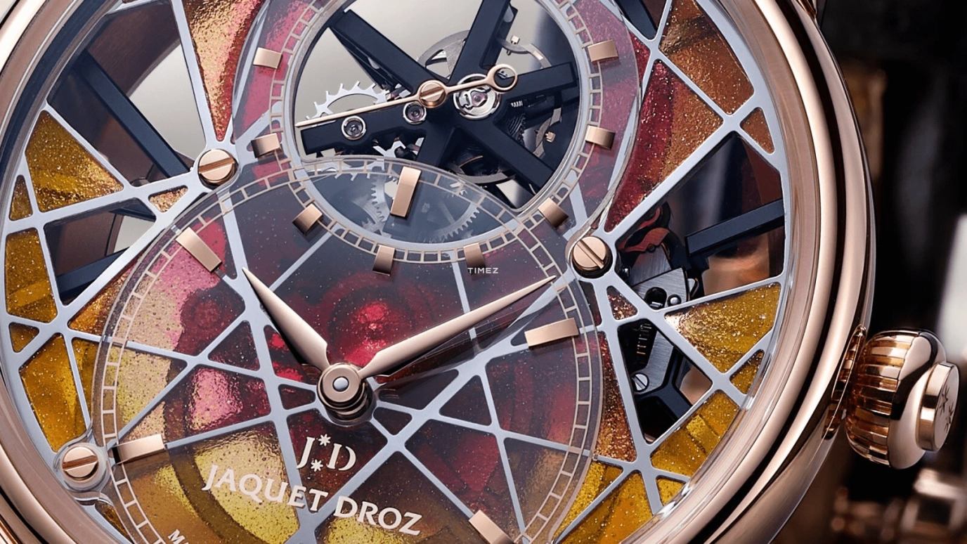 Jaquet Droz,Grande Seconde 41mm,41mm,Red Gold,Yellow,Red,Automatic,Tourbillon,Sapphire,J013523243