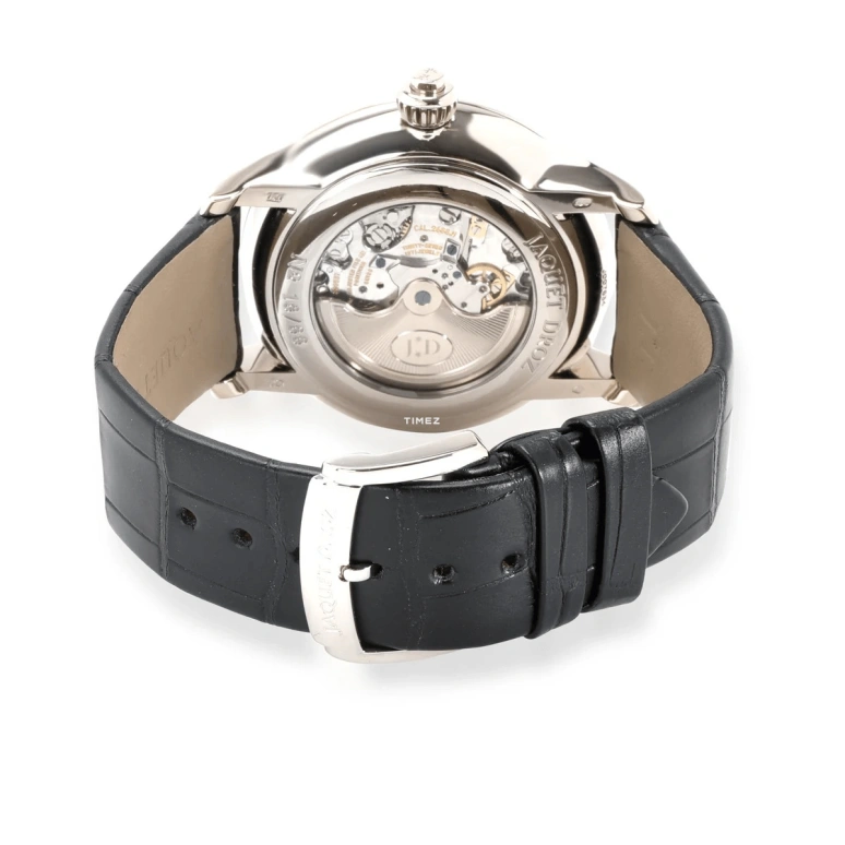 Jaquet Droz,Astrale 43mm,43mm,White Gold,Black,Automatic,Chronograph,In-house Caliber,J007634209