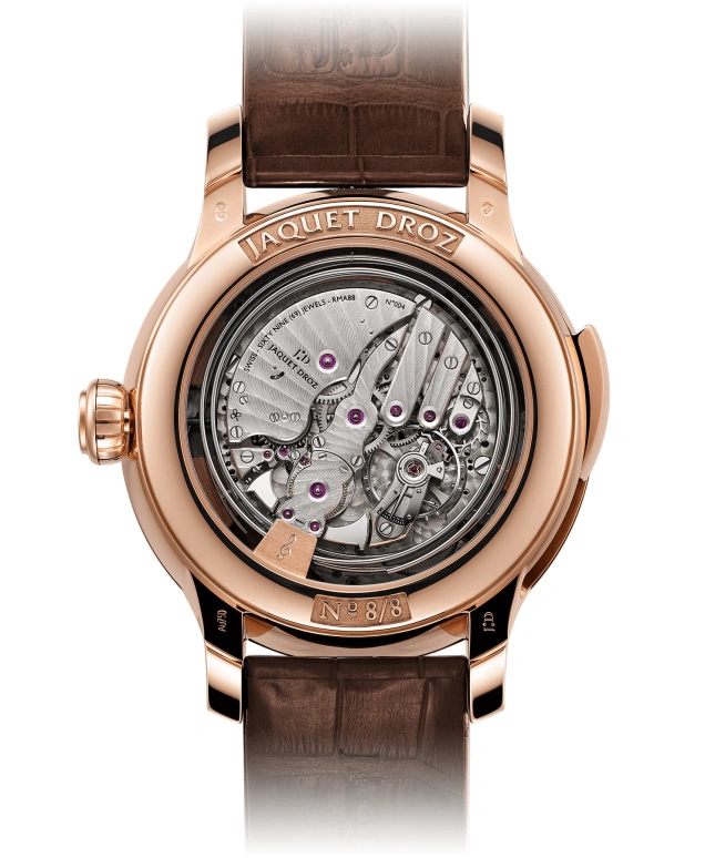 Jaquet Droz,Automata 47.50mm,47.50mm,Red Gold,White,Multi-Color,Handwound,Minute Repeater,48hours,J031033206