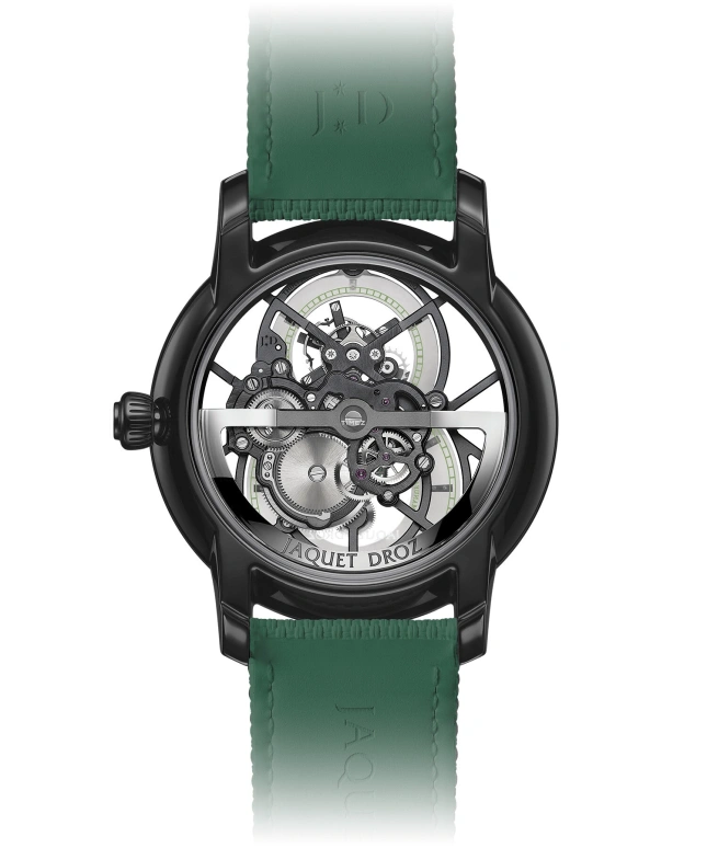Jaquet Droz,Grande Seconde 42.30mm,42.30mm,Ceramic,Skeleton,Grey,Automatic,Tourbillon,Sapphire,J0135250011