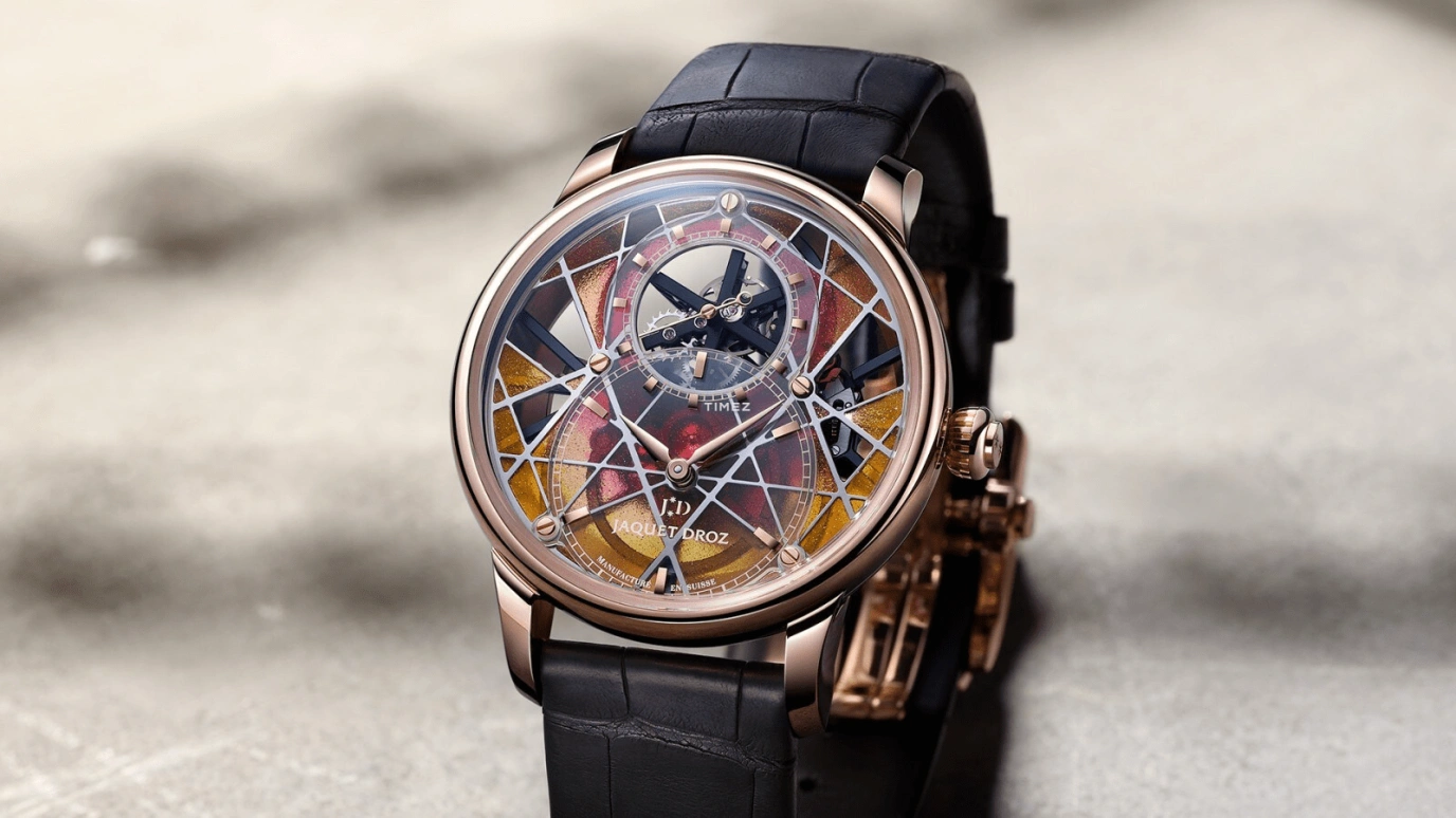 Jaquet Droz,Grande Seconde 41mm,41mm,Red Gold,Yellow,Red,Automatic,Tourbillon,Sapphire,J013523243