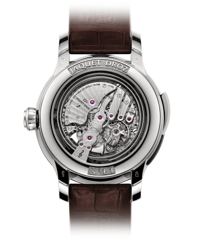 Jaquet Droz,Automata 47mm,47mm,White Gold,Black,Multi-Color,Handwound,Minute Repeater,48hours,J031034210