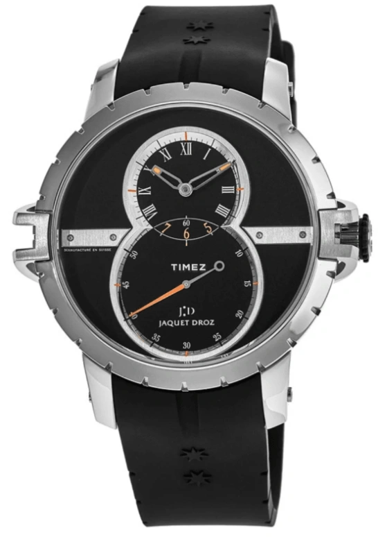 Jaquet Droz,Grande Seconde 45mm,45mm,Stainless Steel,Black,Automatic,J029030409