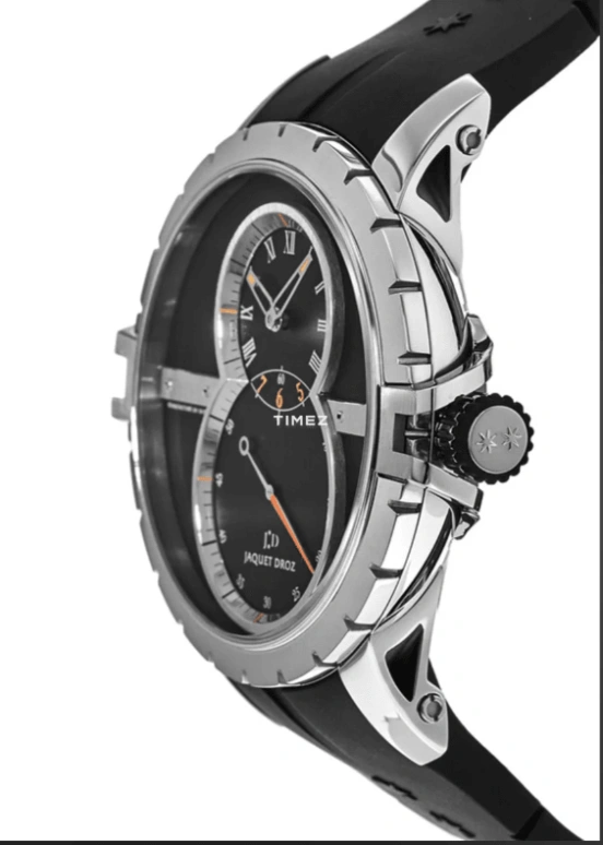 Jaquet Droz,Grande Seconde 45mm,45mm,Stainless Steel,Black,Automatic,J029030409