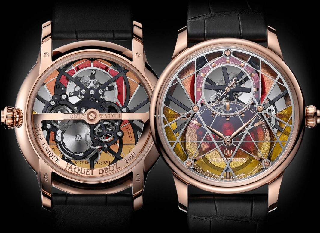 Jaquet Droz,Grande Seconde 41mm,41mm,Red Gold,Yellow,Red,Automatic,Tourbillon,Sapphire,J013523243