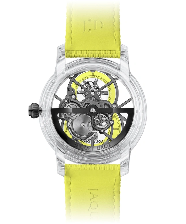 Jaquet Droz,Grande Seconde 42mm,42mm,Sapphire,Skeleton,Yellow,Automatic,Tourbillon,J0135270031