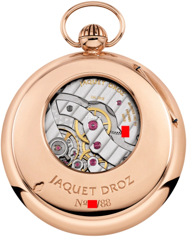 Jaquet Droz,Grande Seconde 50mm,50mm,Red Gold,Black,Handwound,40hours,In-house Caliber,J080033003
