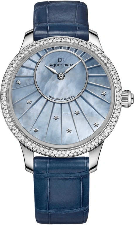 Jaquet Droz,Petite Heure Minute 35mm,35mm,Stainless Steel,Blue,Automatic,68hours,In-house Caliber,J005000270
