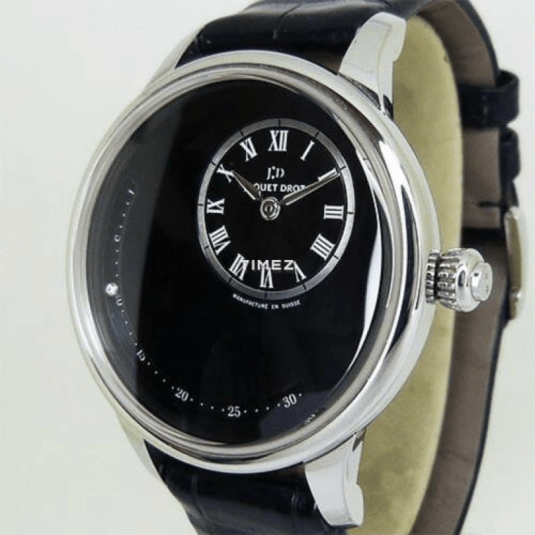 Jaquet Droz,Petite Heure Minute 39mm,39mm,Stainless Steel,Black,Automatic,Day,Round,J021010201