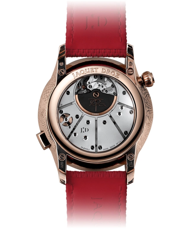 Jaquet Droz,Automata 43mm,43mm,Red Gold,Silver White,Rose Gold,Automatic,Sapphire,Round,J0327330031