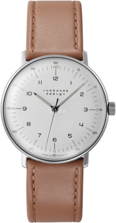 Junghans,Max Bill 34mm,34mm,Stainless Steel,Silver,Handwound,42hours,In-house Caliber,027,027/3701.00