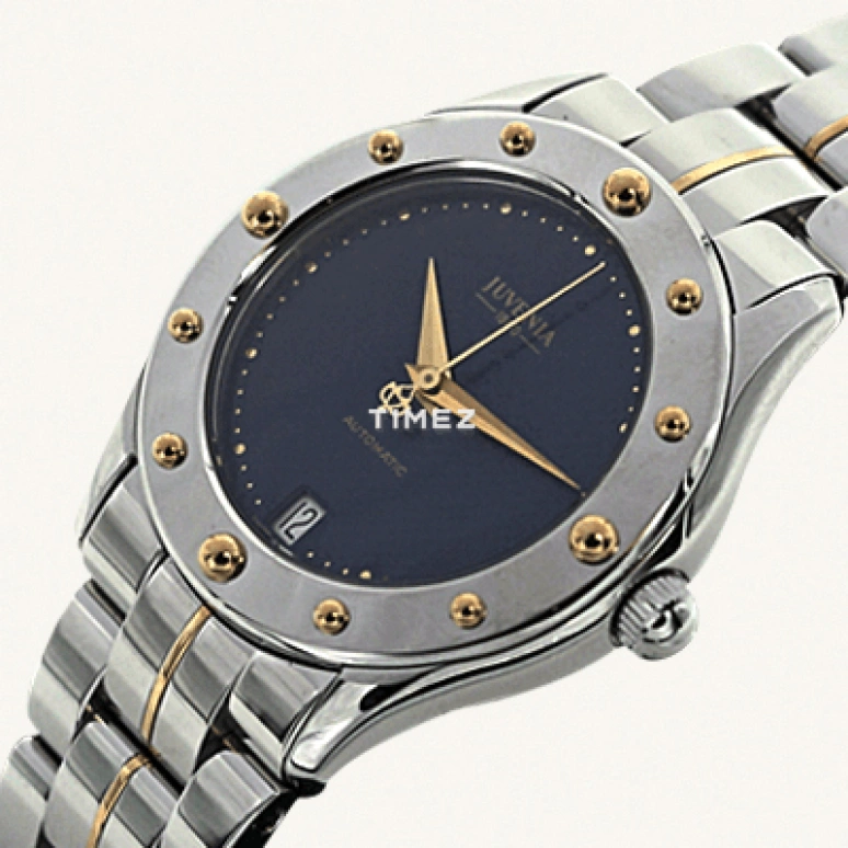 Juvenia,Planet 36mm,36mm,Stainless Steel,Blue,Automatic,Day,Round,P5A4,P5A4.4.644.08