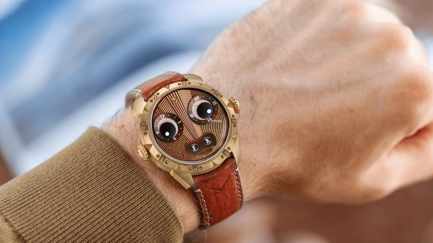 Konstantin Chaykin,Wristmons 42mm,42mm,Bronze,Brown,Automatic,Date,50hours,Minotaur