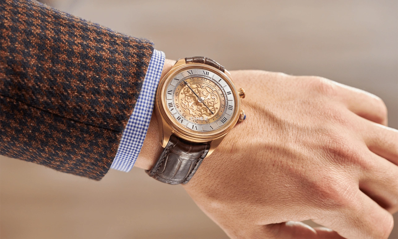 Konstantin Chaykin,Genius Temporis 40mm,40mm,Rose Gold,Rose Gold,Silver,Handwound,Sapphire,Crystal Glass,Round,Genius Temporis