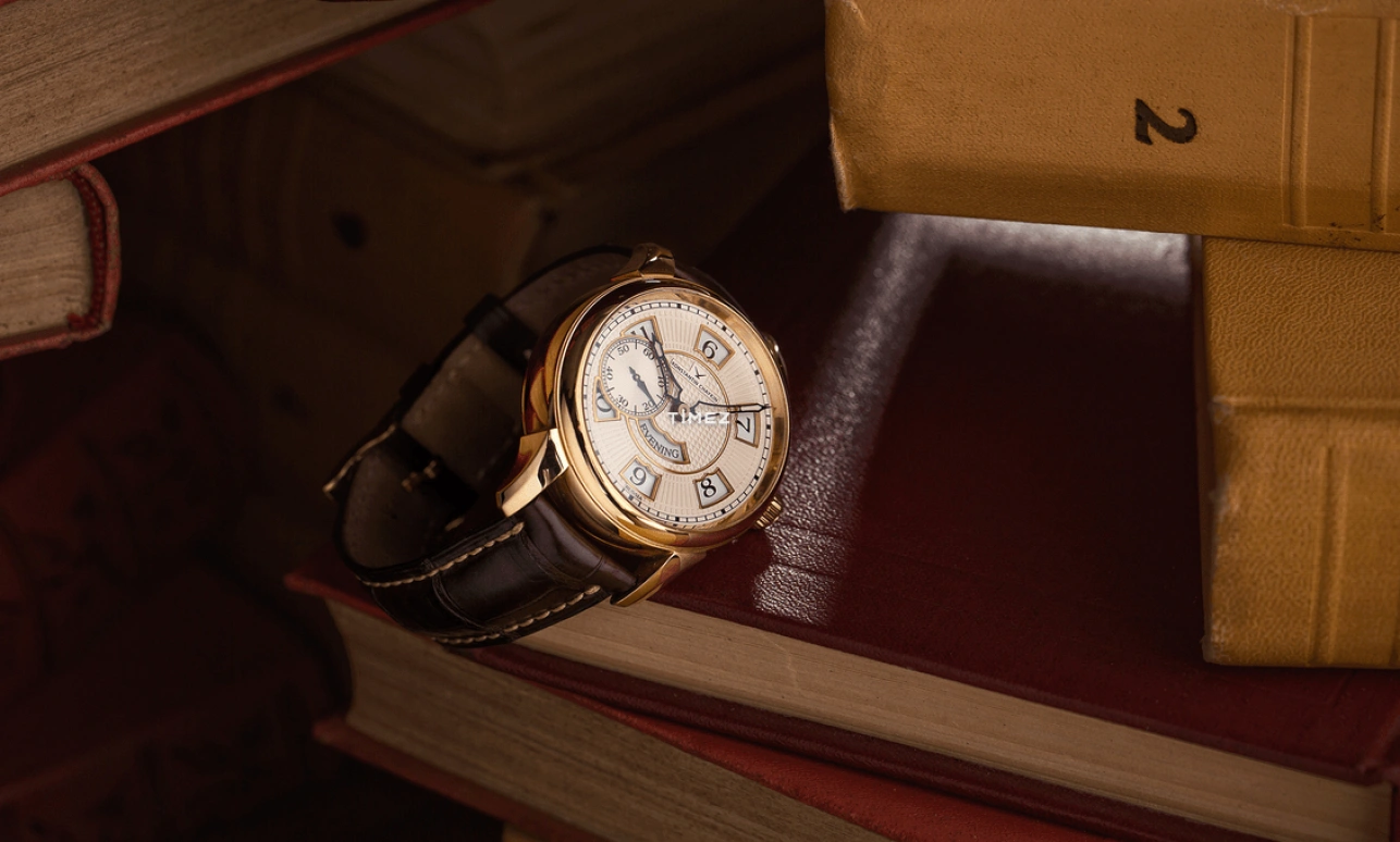 Konstantin Chaykin,Quartime 40mm,40mm,Rose Gold,Silver,Black,Handwound,Sapphire,Crystal Glass,Round,Quartime