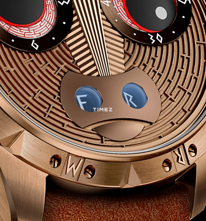 Konstantin Chaykin,Wristmons 42mm,42mm,Bronze,Brown,Automatic,Date,50hours,Minotaur