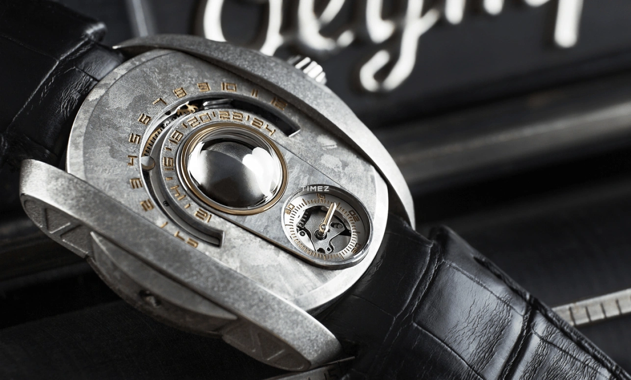 Konstantin Chaykin,Lunokhod 47.70mm,47.70mm,Stainless Steel,Grey,Handwound,Moonphase,Day / Night Indication,Lunokhod