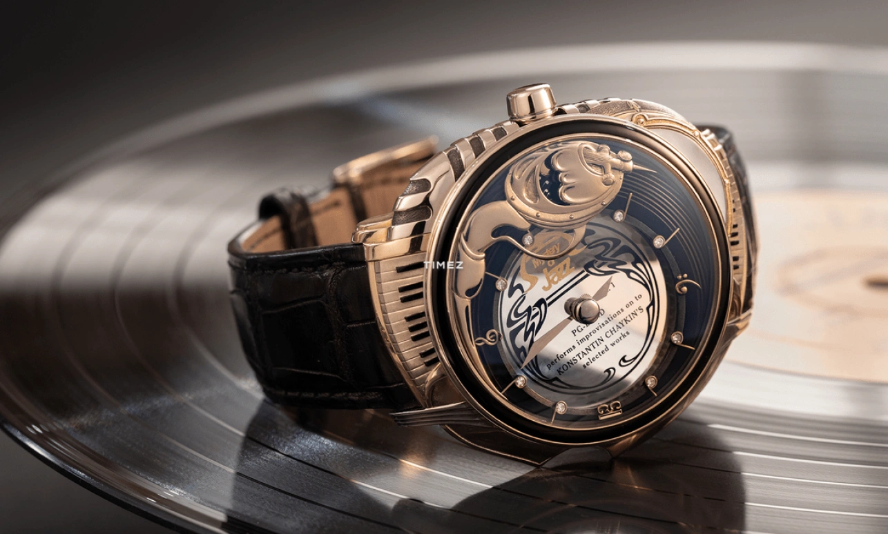 Konstantin Chaykin,Levitas 61mm,61mm,White Gold,Rose Gold,Transparent,Black,Handwound,Moonphase,Sapphire,Crystal Glass,Levitas Jazz