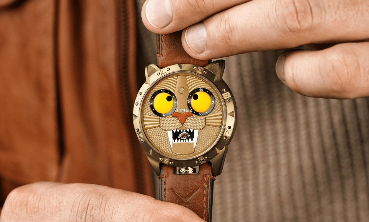 Konstantin Chaykin,Wristmons 42mm,42mm,Bronze,Antique Brass,Automatic,Date,Day / Night Indication,Smilodon