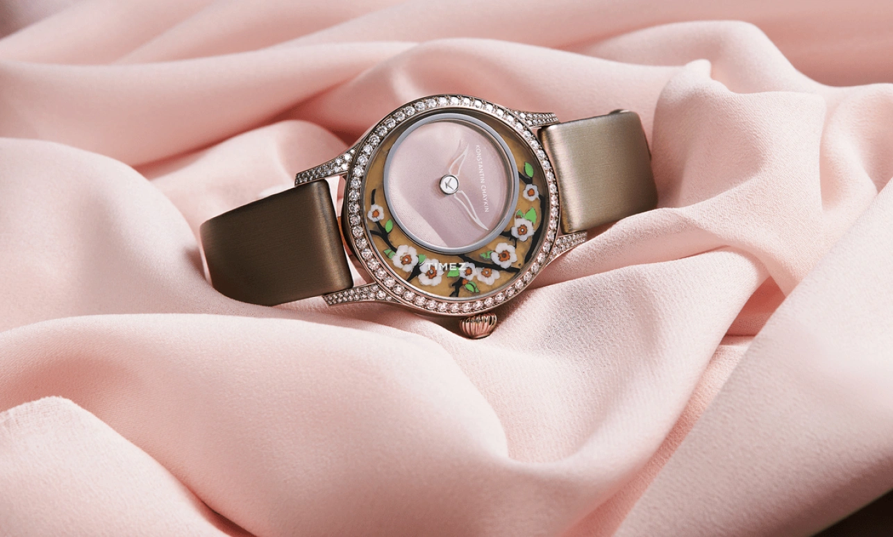 Konstantin Chaykin,Levitas 40mm,40mm,White Gold,Transparent,Multi-Color,Handwound,Sapphire,Crystal Glass,Round,Levitas Art 40