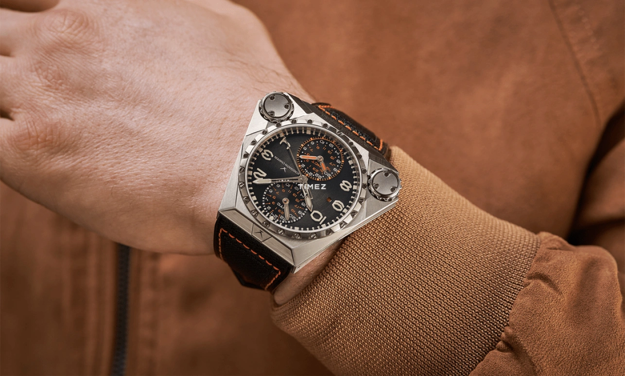 Konstantin Chaykin,Mars Conqueror 55.82x48mm,55.82x48mm,Titanium,Grey,Automatic,Dule Time,Function Selector,Mars Conqueror Mk3 Fighter
